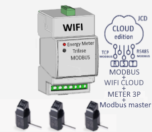 Energy Meter 3P, meter Chain2 da quadro trifase